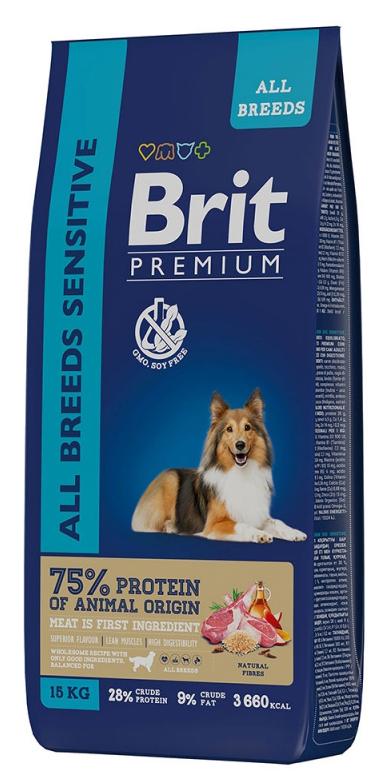 Brit Premium Dog Sensitive (Ягненок, индейка)